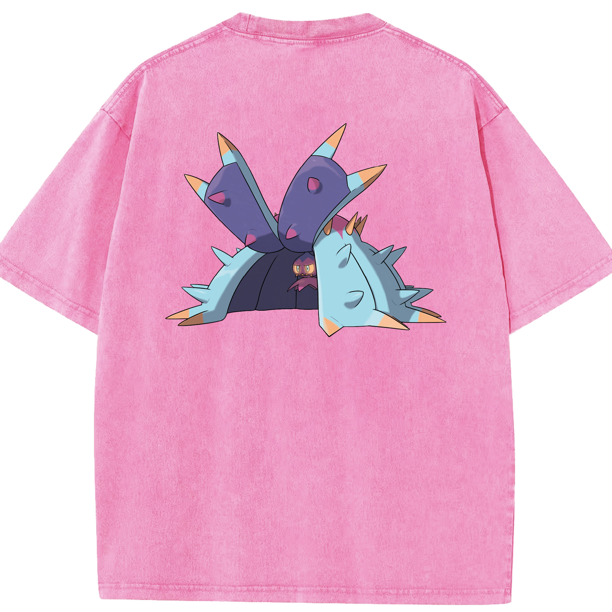 （画像用） ポケットモンスター Pokémon 綿100% ヴィンテージ風 半袖Tシャツ（背面プリント）